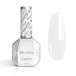 MelodySusie Snow White Thick Gel Nail Polish 15ML